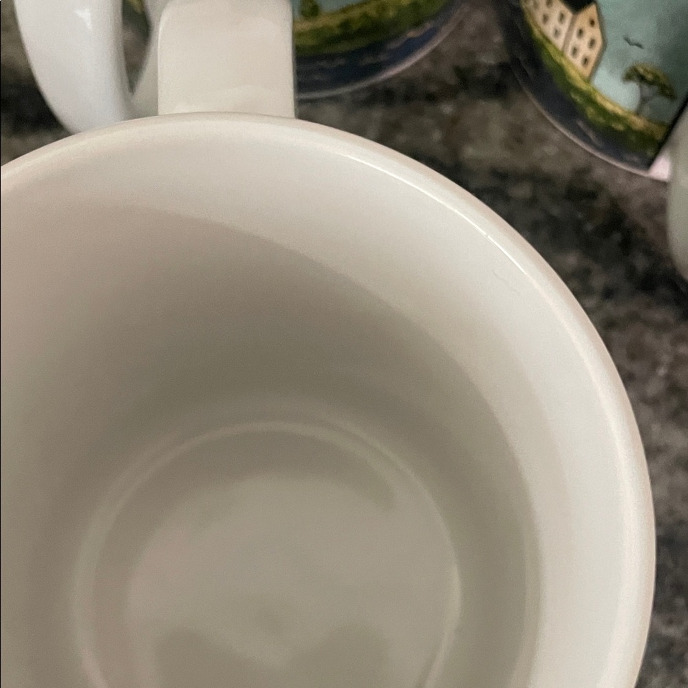 Coastal breeze Warren Kimble set of 8 Ceramic Mug Set - Picture 3 of 4